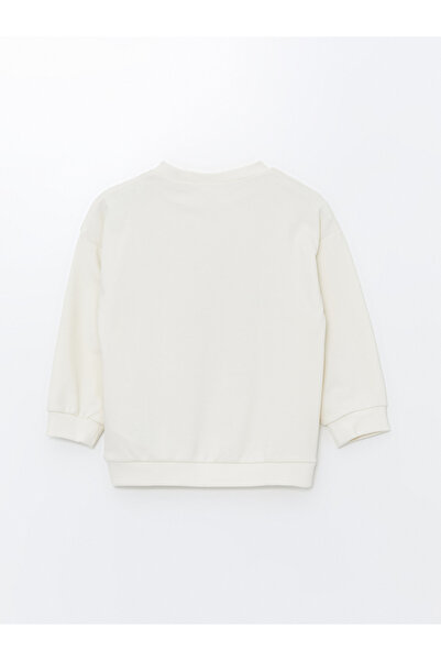 LC Waikiki Nyakú, nyomott pulóver és melegítőnadrág szett kisfiúnak - 2 darabos készlet