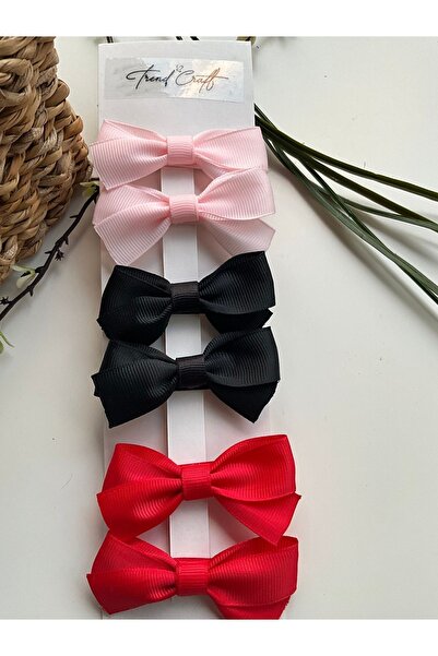 Trend Toka Set de 6 catarame cu fundita cu panglica