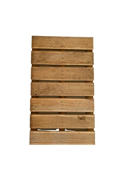 Genel Markalar Ahşap Paspas Kapı Önü Paspası Tırtıklı Dek Ahşap Paspas