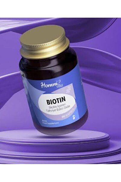 Homm Bitkisel HOMM VITA BİOTİN İÇEREN TAKVİYE EDİCİ GIDA 30 KAPSÜL