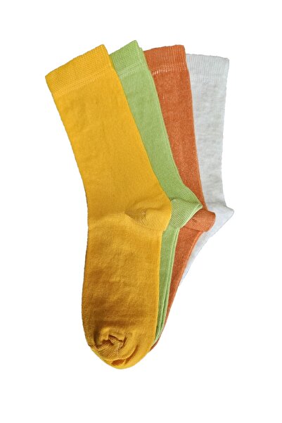 Doğanay High Cotton Set of 4 Seamless Children's Socks