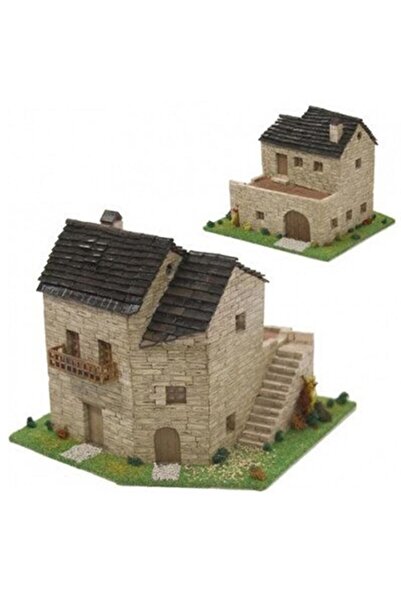Domenech 3512 Kırsal Ev Tip.2, 1/87 Ölçek, 20 X20x14 Cm. Taş Maketi
