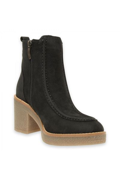 Mammamia D24Kb-1030Z Thick Heeled Daily Black Women's Boots