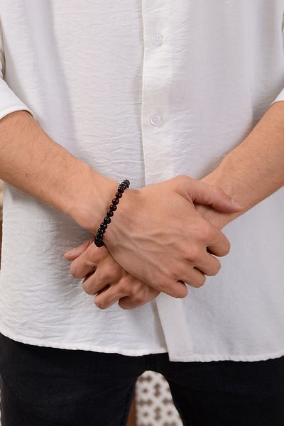 Amberistan Men's Amber Bracelet - Cherry Color