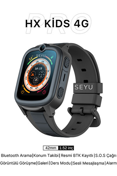 SEYUWATCH HX Kids 4G Pro Sim Kartlı Harvox Akıllı Çocuk Saati Gps Konum Takib...