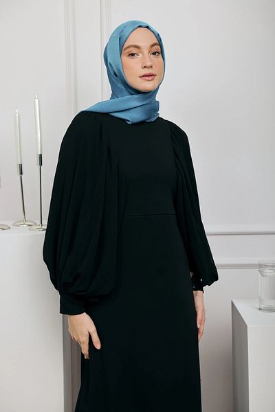 Şehr i sultan Janjan Shawl Detailed Hijab Women's Evening Dress