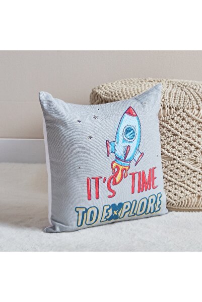 Home Box Harry Play Date Cotton Duck Filled Cushion - 40x40 cm