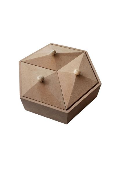 Altınyapı Hobi Market Raw Mdf Unpainted Large Box with Three Lids