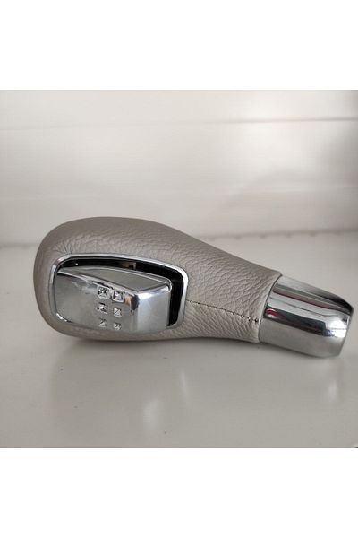 imza direksiyon kılıfı Renault Fluence Automatic Gear Shift Knob Beige Leather