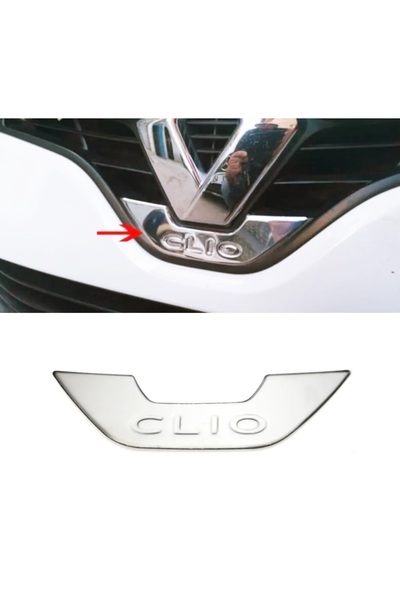 Genel Markalar Renault Clio 4 Hb Krom Ön Logo Altı 2012-2019 Arası Paslanmaz ...