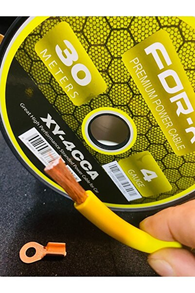 woodstar For X Xy4cca Güç Kablosu 5mt 1adet Bakır Başlık Hediye