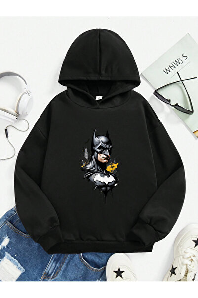 YUNAYT Παιδική φούτερ με στάμπα με κουκούλα