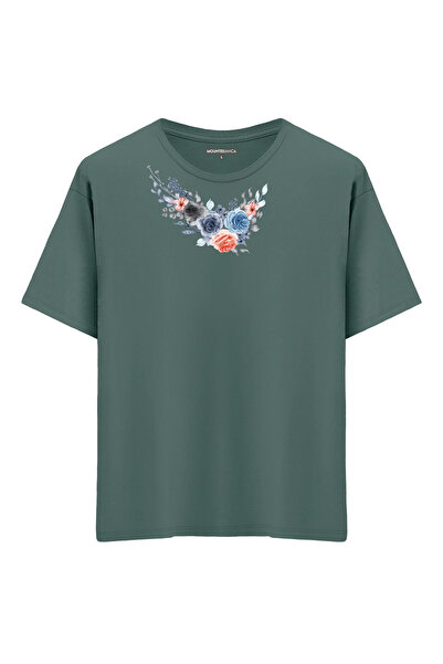 Mounte Bianca Унісекс Квітка - Оверсайз футболка