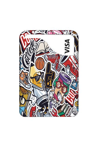 HİKİNG A46 A47 A44 A48 A51 A40 A30 A28 Compatible Leather Card Holder Case College