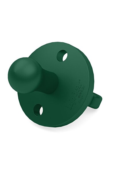 lujobear Silikon Emzik Ve Diş Kaşıyıcı 0-6 Ay Stage 1 Dark Green