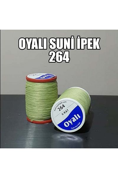 OYALI ΤΕΧΝΗΤΟ ΜΕΤΑΞΩΤΟ ΝΟ:264 - Κλωστή κεντήματος με κέντημα 4 στρώσεων