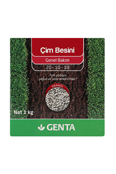 Genta Onarım Çim Tohumu 1 Kg - Genta Genel Bakım Çim Gübresi 1 kg - Çim Onarım Paketi