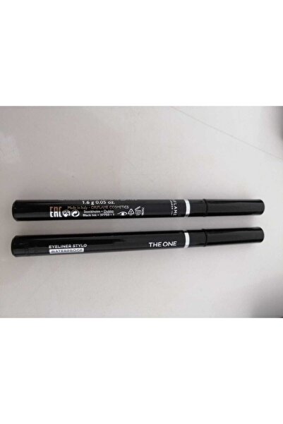 Oriflame قلم تحديد العيون المقاوم للماء قطعتين (100% أصلي، باركود)