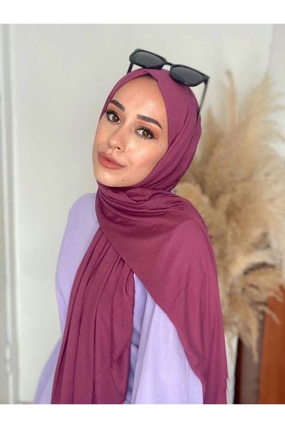 Hürremist Viscose Combed Shawl Dusty Rose - Sheer-proof, Anti-Sweat, Easy to Use, Ultra Comfortable