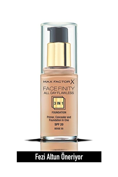 Max Factor Fondöten - FaceFinity All Day Flawless Foundation 055 Beige 30 ml 5410076971558