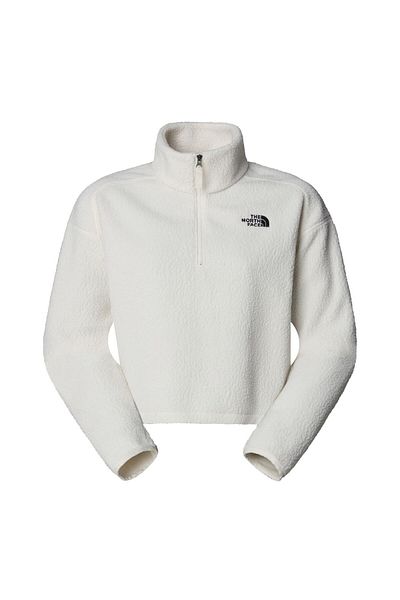 THE NORTH FACE Women's White-Xl Crop High Pleat Fleece Nf0A5Iigqli1