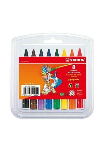 Stabilo Yıppy Thick Crayon Set of 8 2808jp