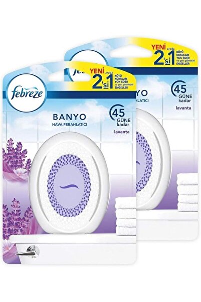 muyakgroup Febreze Hava Ferahlatıcı Banyo Oda Kokusu Lavanta X2