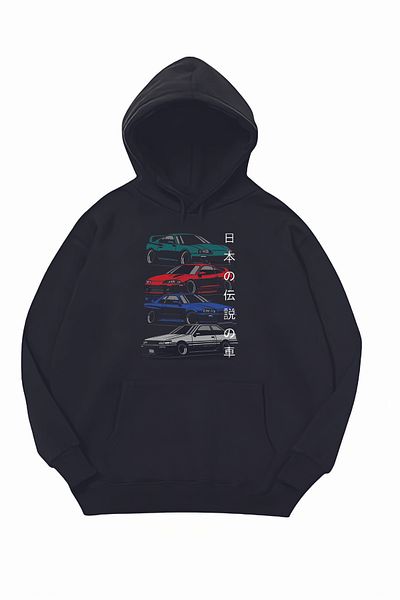 JDM Спортен стил с качулка