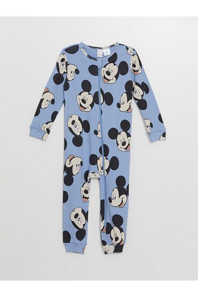 LC Waikiki Chlapecký overal s potiskem Mickey Mouse - s výstřihem