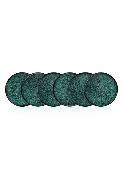 Fecra Rita Set of 6 Cake Plates Forest 21 Cm