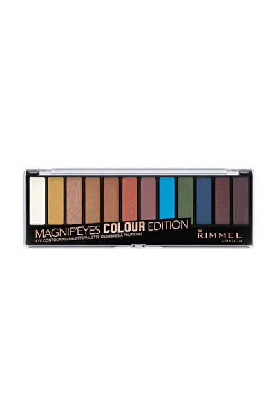 RIMMEL LONDON Far Paleti - Magnif'Eyes Eyeshadow Palette 12'li Colour Edition 3614224525149