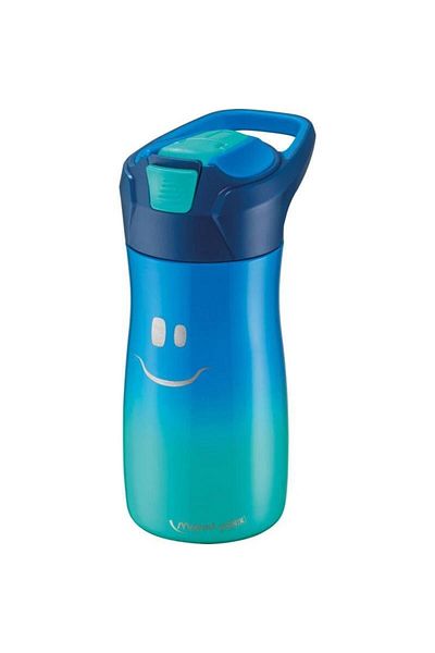 Maped Water Bottle Picnic Steel 430 Ml Smiling Face Blue871203 /