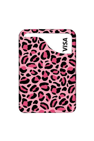 omix X300 X400 X500 X600 X700 X5 X6 X7 X3 X6 X7 Leather Card Holder Case Ornate Leopard