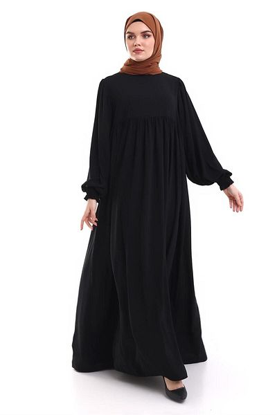Berel Moda Φόρεμα Ponchik Μαύρο