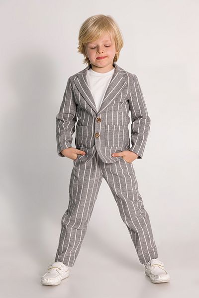 DMB BOYS & GIRLS Premium Summer Linen Boy's 3-Piece Suit