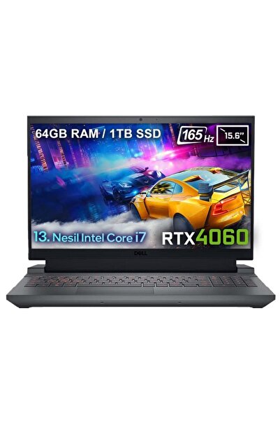 Dell Gaming G15 5530 G155530014uv6 I7-13650hx 64gb 1tb Rtx4060 15.6 Inç Fhd U...