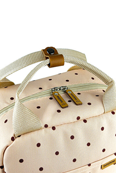 SUNSHINE Puantiye Desen Termal Yemek Taşıma Omuz Çantası