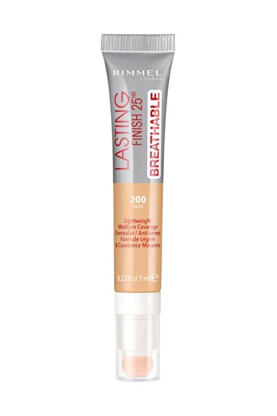 RIMMEL LONDON Kapatıcı - Lasting Finish 25HR Breathable Concealer 200 Light 3614224426019