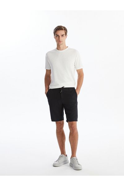 LC Waikiki Slim-Fit-Shorts aus Leinenmischung für Herren