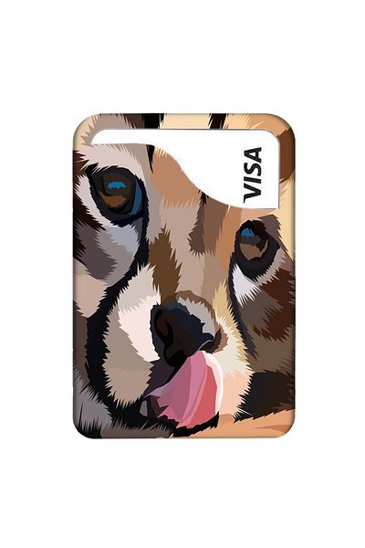 omix X300 X400 X500 X600 X700 X5 X6 X7 X3 X6 X7 Leather Card Holder Case Baby Lion