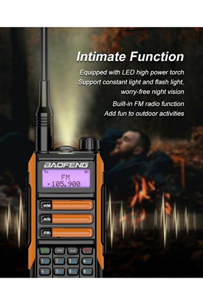 BAOFENG Uv 16 Pro Turuncu El Telsizi