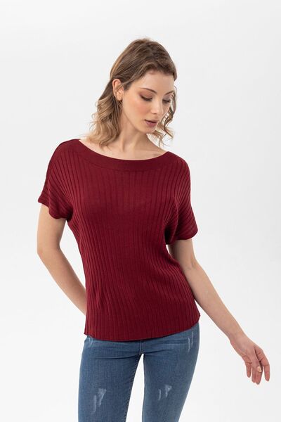 GND Μπλουζάκι με λαιμόκοψη και μηδενικά μανίκια από βισκόζη