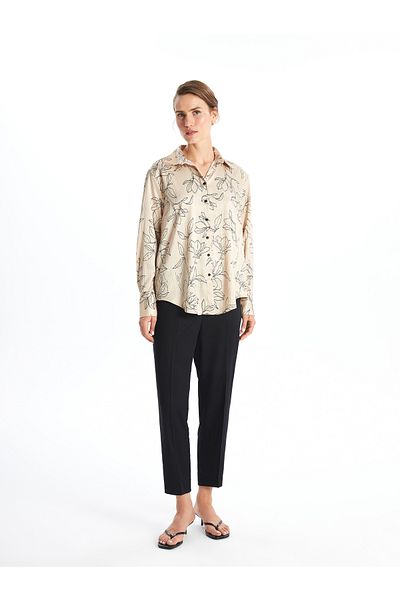 LC Waikiki Standard Fit Women's Trousers - Elastic Waist
