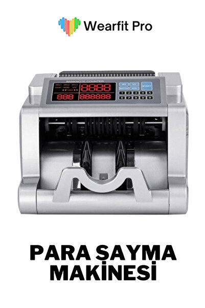 Genel Markalar Karışık Kağıt Para Sayma Makinesi Gri