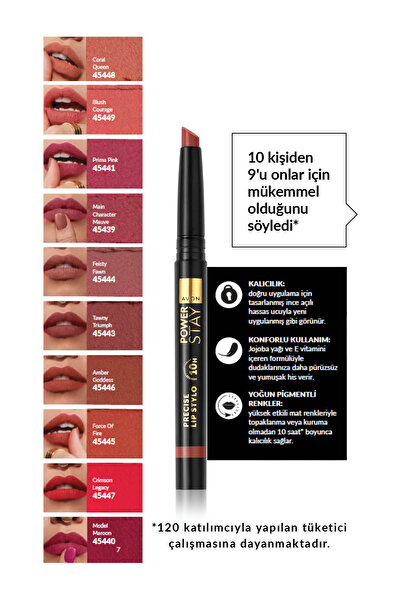 AVON Power Stay Stylo Ruj-amber Goddes