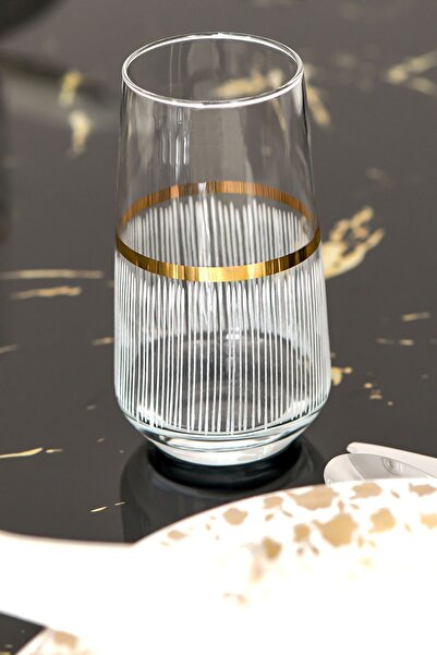 P H Panayır Home Gold Gold Gilded Pitcher Bottle Soft Drink Water Cup Set 7 Pieces Luxury Dowry