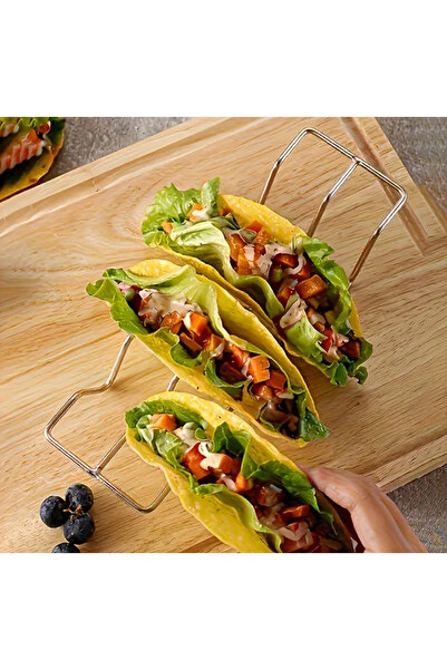 SYNOPE Stainless Steel Taco Holder - Stringing Wire Tray Attachment