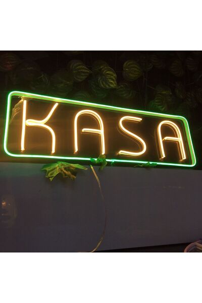 Neon Kasa Yazılı Levha (KASA YÖNLENDİRME) Kasa Yazısı Led