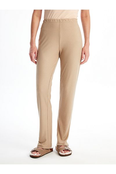 LC Waikiki Pantaloni de pijama uni pentru femei - cu talie elastică