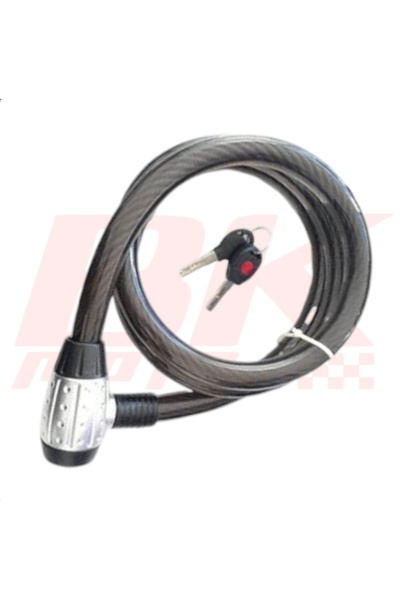 Genel Markalar Motorsiklet Kilit Güçlendirilmiş Çelik Halat Kilit 25x200(2 ME...